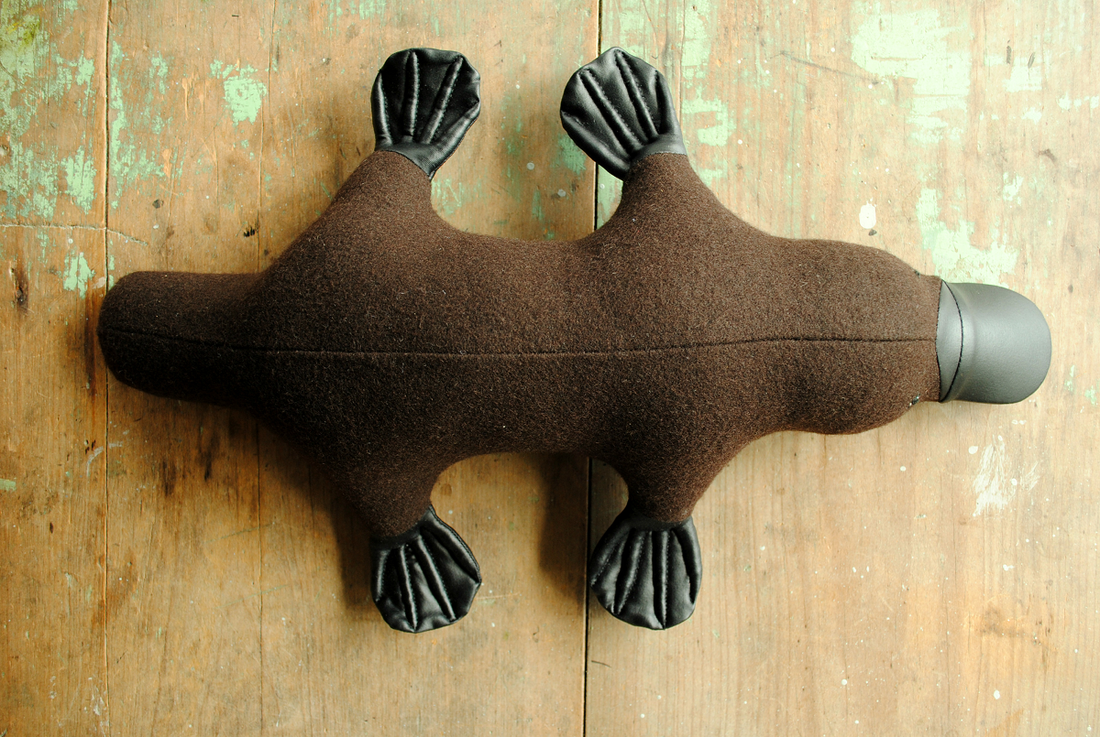Willowynn platypus soft toy sewing pattern