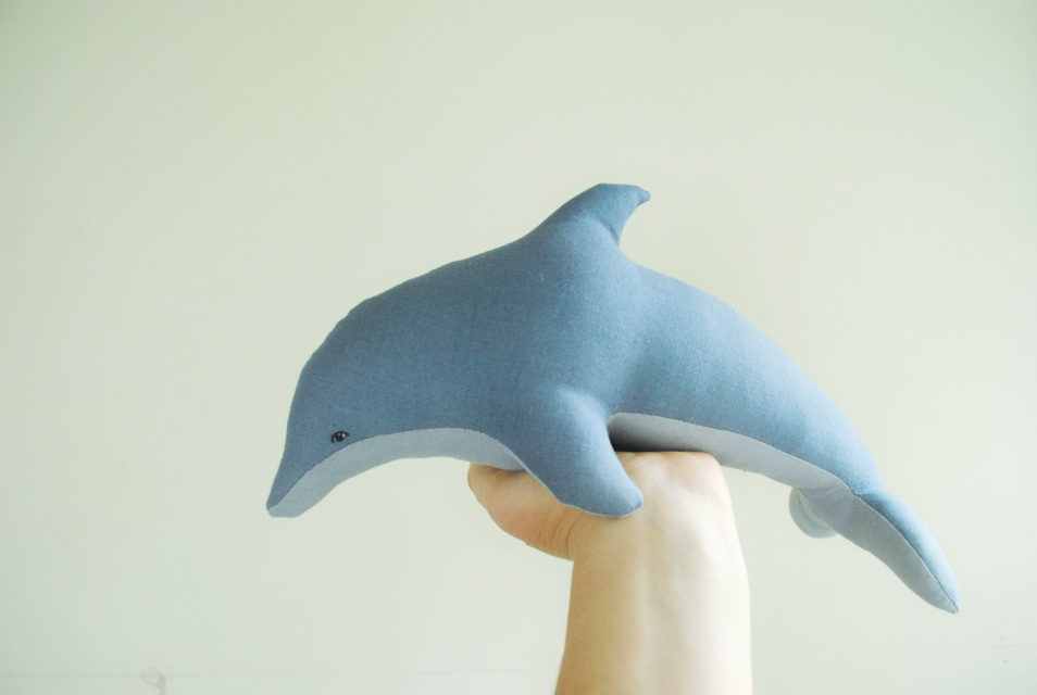 Dolphin Soft Toy Digital Pdf Sewing