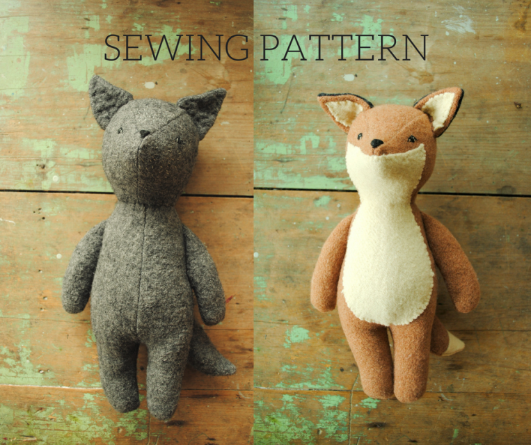 Stuffed toy sewing patterns by Willowynn