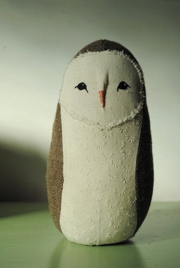 Owl soft sculpture by Willowynn