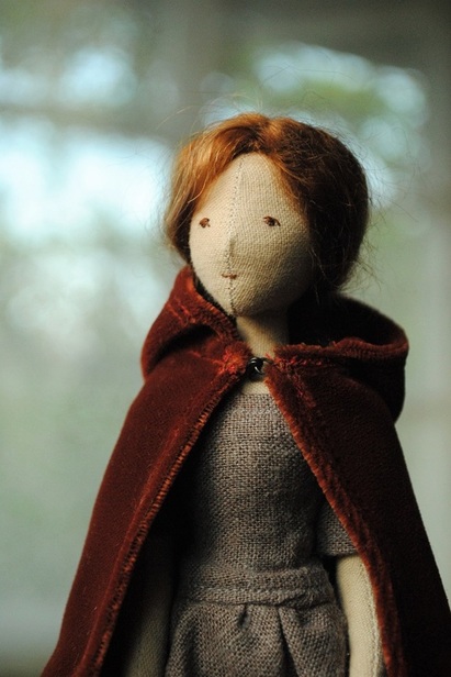 Willowynn cloth doll - red cloak 