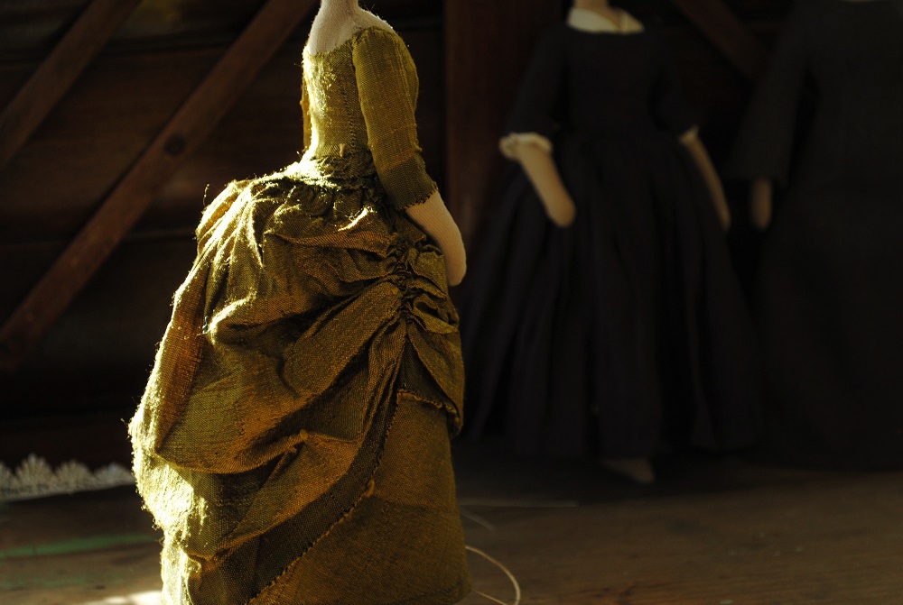 Cloth doll in Victorian dress by Willowynn