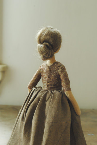 Willowynn cloth art doll handmade by Margeaux Davis