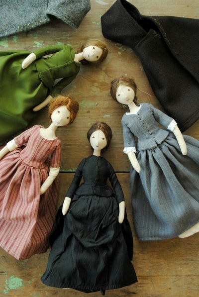 Cloth art dolls by Willowynn