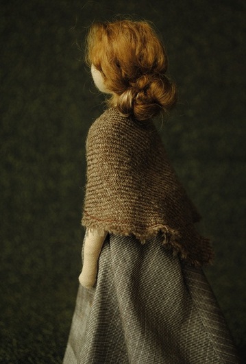 Tiny fabric doll by Willowynn