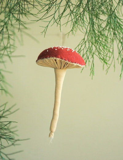 Mushroom soft sculpture by Willowynn
