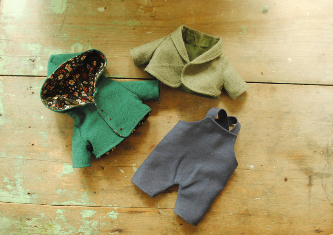 Willowynn stuffed animal dolls - clothing sewing pattern
