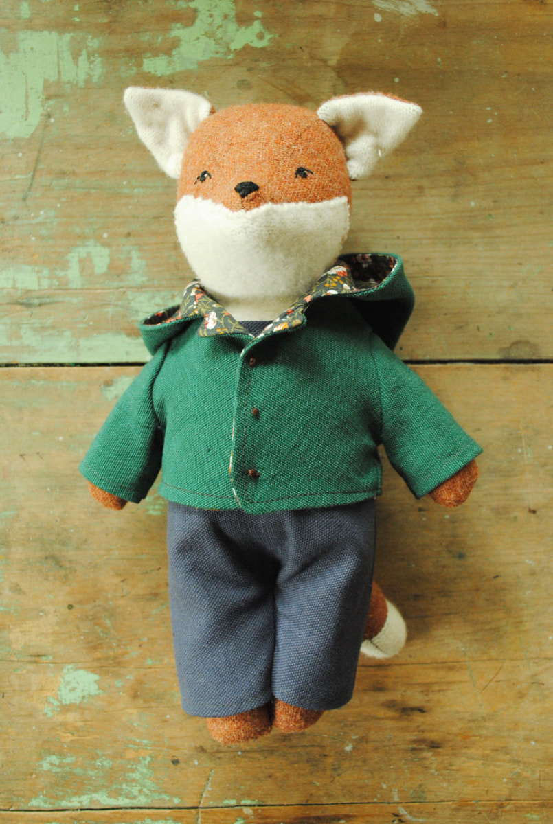 Animal doll and clothing sewing patterns by Willowynn